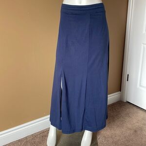 Navy blue maxi skirt